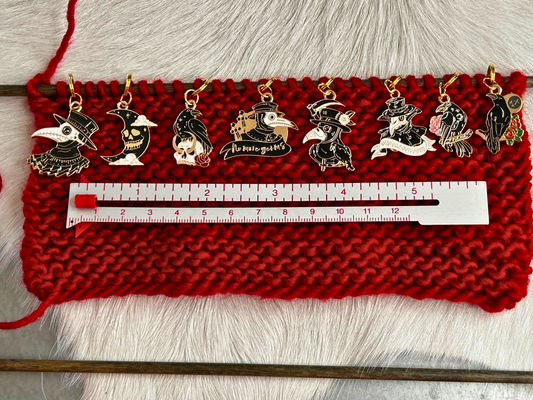 Black Crow Calling Stitch Markers