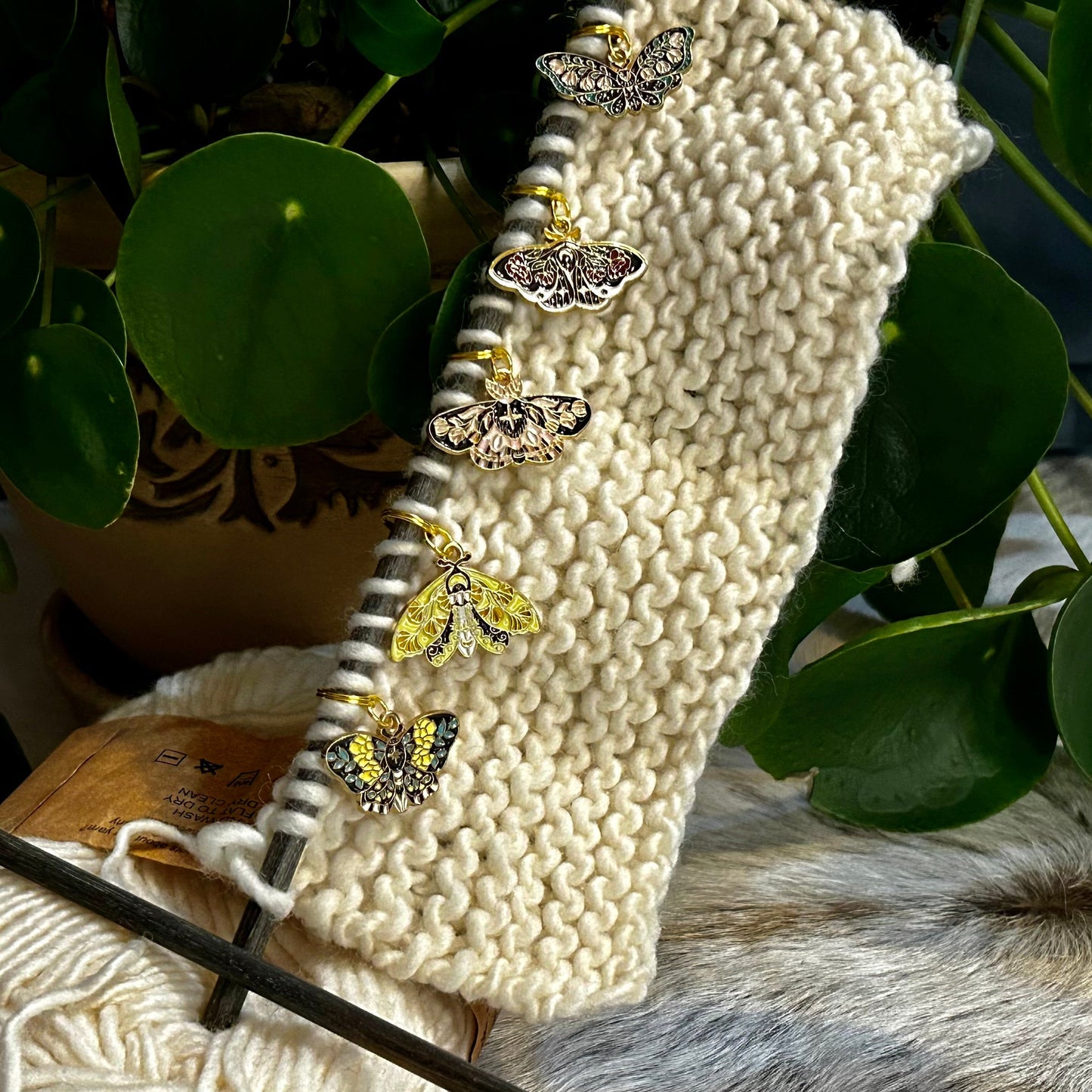 Butterfly Pavilion Stitch Markers
