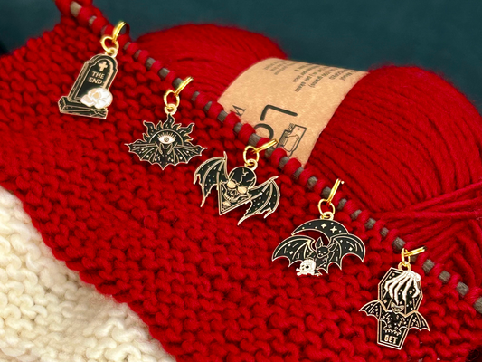Cold Dead Night Stitch Markers