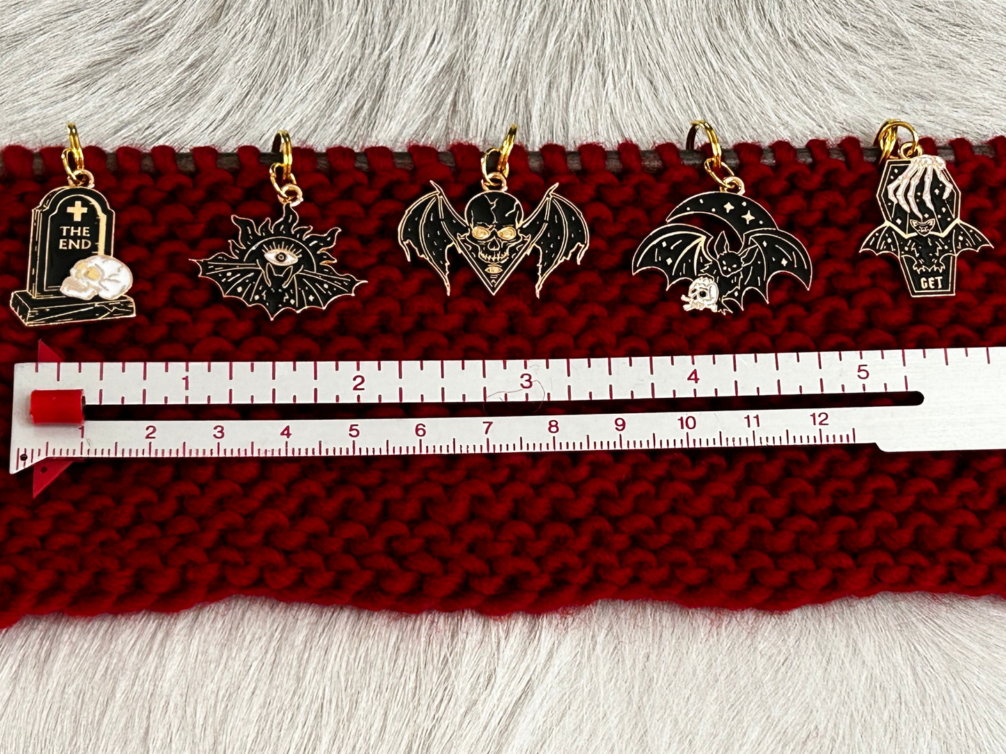Cold Dead Night Stitch Markers