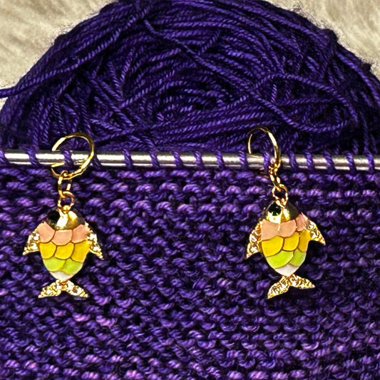 Not Your Average Fish in the Sea Stitch Markers