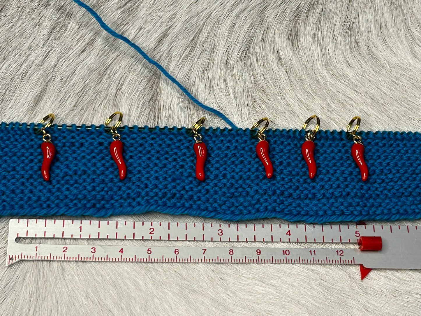 Red Hot Chili Stitch Markers